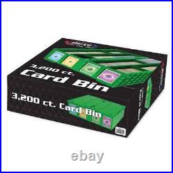 Case of (4) BCW Green 3200-Count Baseball Trading Game Collectible Card Bin Case of (4) BCW Green 3200-Count Baseball Trading Game Collectible Card Bin