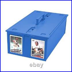 Case of (6) BCW Blue 1600-Count Baseball Trading Game Collectible Card Bin