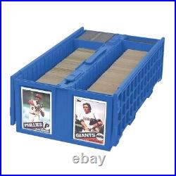 Case of (6) BCW Blue 1600-Count Baseball Trading Game Collectible Card Bin