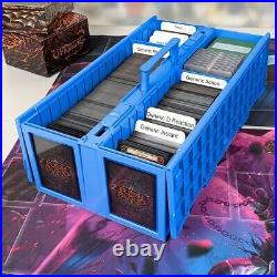 Case of (6) BCW Blue 1600-Count Baseball Trading Game Collectible Card Bin