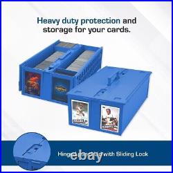 Case of (6) BCW Blue 1600-Count Baseball Trading Game Collectible Card Bin