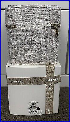 Chanel Vip Gift 2023 Collection Gold Makeup Box Case Pouch Collectable