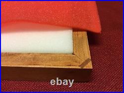 Cherry Wood Display Case 18 x 24 x 2 for Arrowheads Knifes Collectibles & More