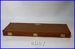 Cherry Wood Display Case 9 x 25 x 2 for Arrowheads Knives Collectibles & More