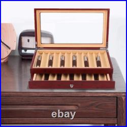 Clearance Sale 2-Level Display Case with Glass Window, Drawer, Pen Box, Glass Clearance Sale 2-Level Display Case with Glass Window, Drawer, Pen Box, Glass