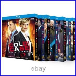 Cold Case Complete TV Series Season 1-7 21 Discs BD Box Set Collection New