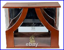 Crown Royal 15 inch Special Reserve Wooden Acrylic Mirrored Display Case with Lid