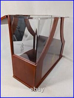 Crown Royal 15 inch Special Reserve Wooden Acrylic Mirrored Display Case with Lid