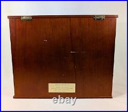 Crown Royal 15 inch Special Reserve Wooden Acrylic Mirrored Display Case with Lid