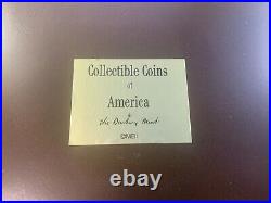 Danbury Mint Collectible Coins America Wooden Coin Delux Display Case Box ONLY