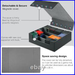 Deck Cases Bundle Hold up to 5000 Trading Cards, Storage Boxes Set Included 4-Ro