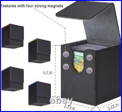 Deck Cases Bundle Hold up to 5000 Trading Cards, Storage Boxes Set Included 4-Ro