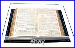 Deluxe Clear Acrylic Book, Stamp, or Coin Collection Display Case (A029-B)