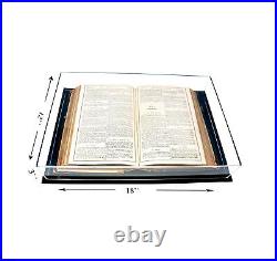 Deluxe Clear Acrylic Book, Stamp, or Coin Collection Display Case (A029-B)