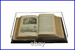 Deluxe Clear Acrylic Book, Stamp, or Coin Collection Display Case (A029-B)