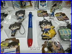 Detective Conan Sega Case Closed Large Rare Collection Keychains, Can Pins, Pen