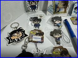 Detective Conan Sega Case Closed Large Rare Collection Keychains, Can Pins, Pen