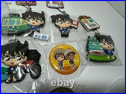 Detective Conan Sega Case Closed Large Rare Collection Keychains, Can Pins, Pen