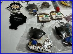 Detective Conan Sega Case Closed Large Rare Collection Keychains, Can Pins, Pen