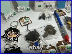 Detective Conan Sega Case Closed Large Rare Collection Keychains, Can Pins, Pen