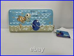 Disney Pixar Genuine Finding Dory Long Zipper wallet Coin case wz tag (No box)