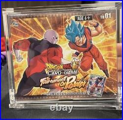Dragon Ball Tournament of Power Booster Box Sealed With Free Acrylic Case