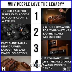 Elevate Your Watch Collection Legacy Premium Display Case 17 Easy Lifetime