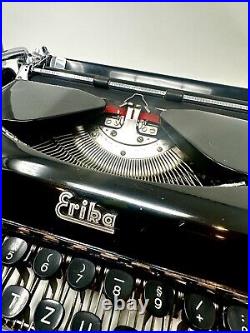 Erika Typewriter Mod 10, Resurfaced Platen, Made In Germany