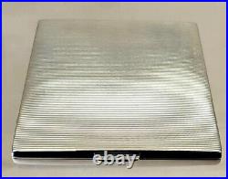 FINE Mid-Century Modern Continental. 800 Silver Gilt Stash Case 4.2 x 3 4.1 ozt FINE Mid-Century Modern Continental. 800 Silver Gilt Stash Case 4.2 x 3 4.1 ozt