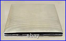 FINE Mid-Century Modern Continental. 800 Silver Gilt Stash Case 4.2 x 3 4.1 ozt FINE Mid-Century Modern Continental. 800 Silver Gilt Stash Case 4.2 x 3 4.1 ozt