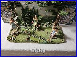 Faerie Glen 3-D Magical Forest Display, 2003. With Fairies! + Original Boxes