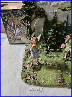 Faerie Glen 3-D Magical Forest Display, 2003. With Fairies! + Original Boxes