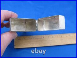 Fine CHINESE Silver CIGARETTE PACK BOX-Chinese Character-Heavy-Marked FC