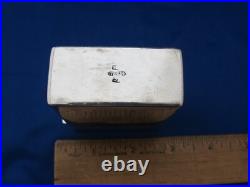 Fine CHINESE Silver CIGARETTE PACK BOX-Chinese Character-Heavy-Marked FC