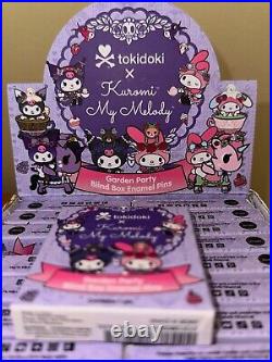 Full Case of tokidoki x Kuromi & My Melody Garden Tea Party Enamel Pins