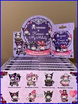 Full Case of tokidoki x Kuromi & My Melody Garden Tea Party Enamel Pins