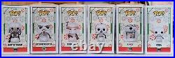 Funko POP! Star Wars Christmas & Snowman Complete Lot with Cases & Boxes