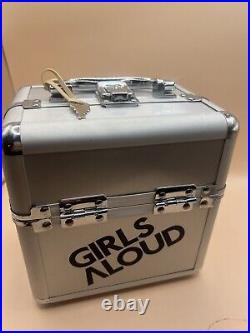GIRLS ALOUD CD SINGLE COLLECTION TRAIN CASE -22 CD BOX SET WithLOCKING METAL CASE