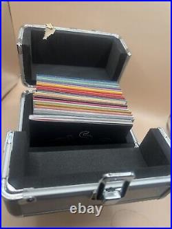 GIRLS ALOUD CD SINGLE COLLECTION TRAIN CASE -22 CD BOX SET WithLOCKING METAL CASE