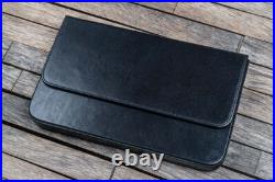 Galen Leather Magnum Opus 12 Slots Hard Pen Case in Black NEW in Box