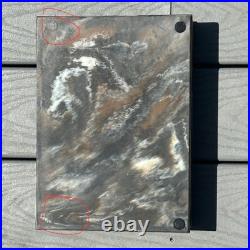 Genuine Incolay Stone Jewelry Box Nautical Ship Ocean Theme