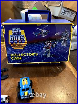 GoBots Lot Of Bandai Figures 80s with original storage case