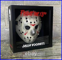 Jason Mask Friday the 13th Display Case Custom Collectible Jason Voorhees Mask