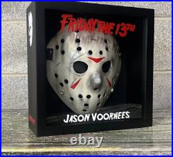 Jason Mask Friday the 13th Display Case Custom Collectible Jason Voorhees Mask
