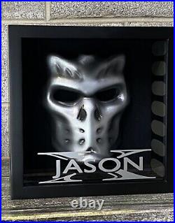 Jason X Mask Friday the 13th Display Case Custom Collectible Uber Jason Voorhees