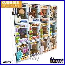 KUBBIE DLX WHITE (3x4) In Box Display Case for Funko Pops, Wall Mount & Stack KUBBIE DLX WHITE (3x4) In Box Display Case for Funko Pops, Wall Mount & Stack