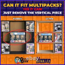 KUBBIE DLX WHITE (3x4) In Box Display Case for Funko Pops, Wall Mount & Stack KUBBIE DLX WHITE (3x4) In Box Display Case for Funko Pops, Wall Mount & Stack