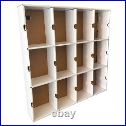 KUBBIE DLX WHITE (3x4) In Box Display Case for Funko Pops, Wall Mount & Stack KUBBIE DLX WHITE (3x4) In Box Display Case for Funko Pops, Wall Mount & Stack