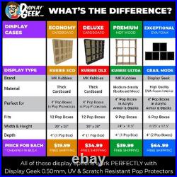 KUBBIE DLX WHITE (3x4) In Box Display Case for Funko Pops, Wall Mount & Stack KUBBIE DLX WHITE (3x4) In Box Display Case for Funko Pops, Wall Mount & Stack