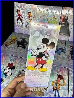 Kakawow Disney 100th anniversary Mickey Laser Ticket Jumbo Collection Card Box